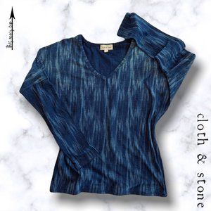 CLOTH & STONE V-Neck Dolman Sleeve Top